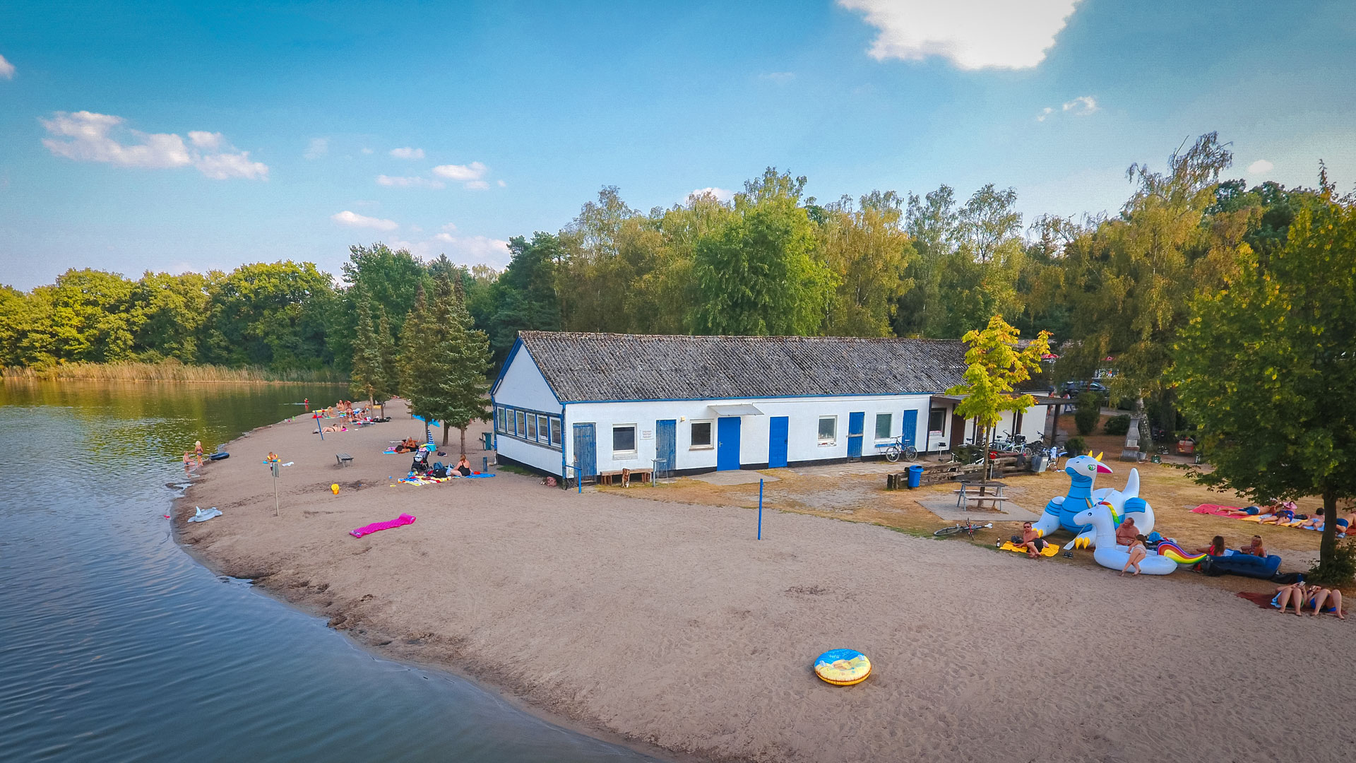Der Strand am Dülmener See